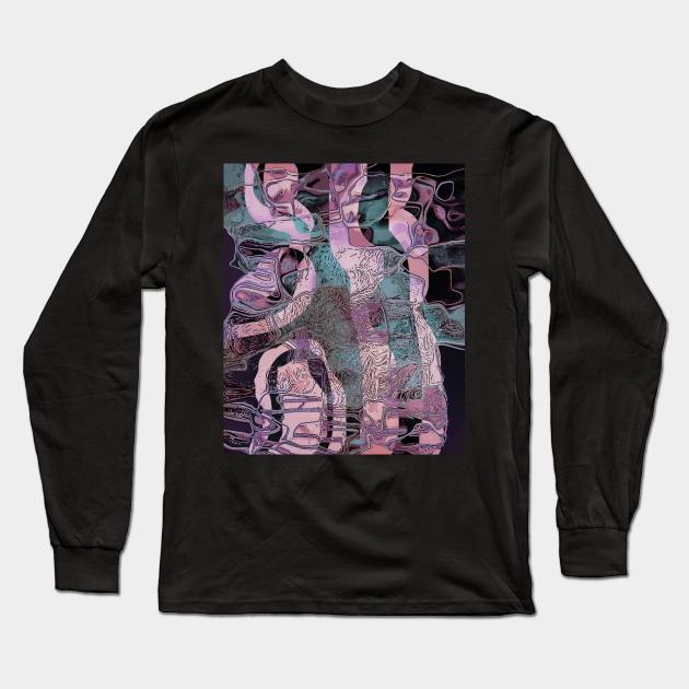 Digital abstract art 2.9 Long Sleeve T-Shirt by EpiPri